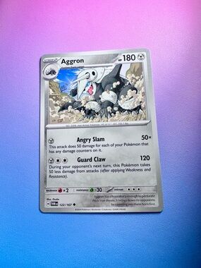 aggron - 122/167 (uncommon) — pokemon: twilight masquerade